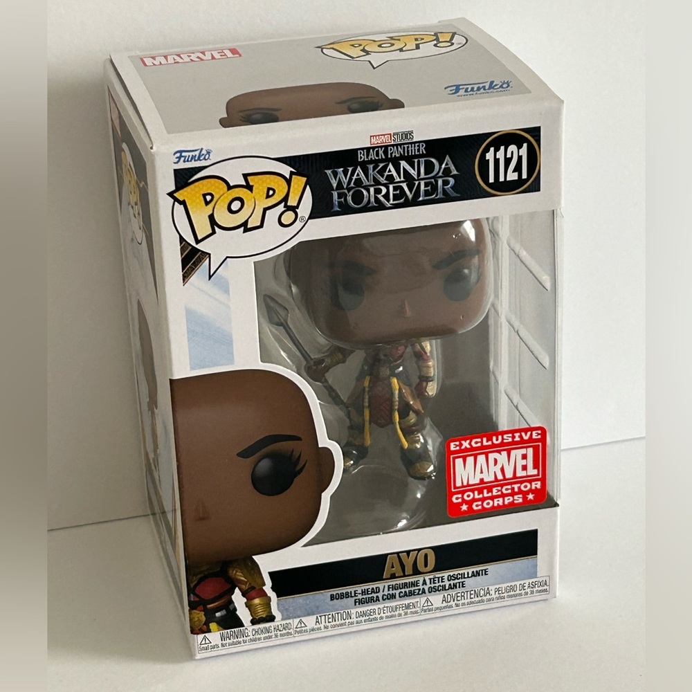 🦋 5/$25 - Ayo #1121 Black Panther Wakanda Forever Funko Pop! Collector Exclusive - Picture 10 of 16
